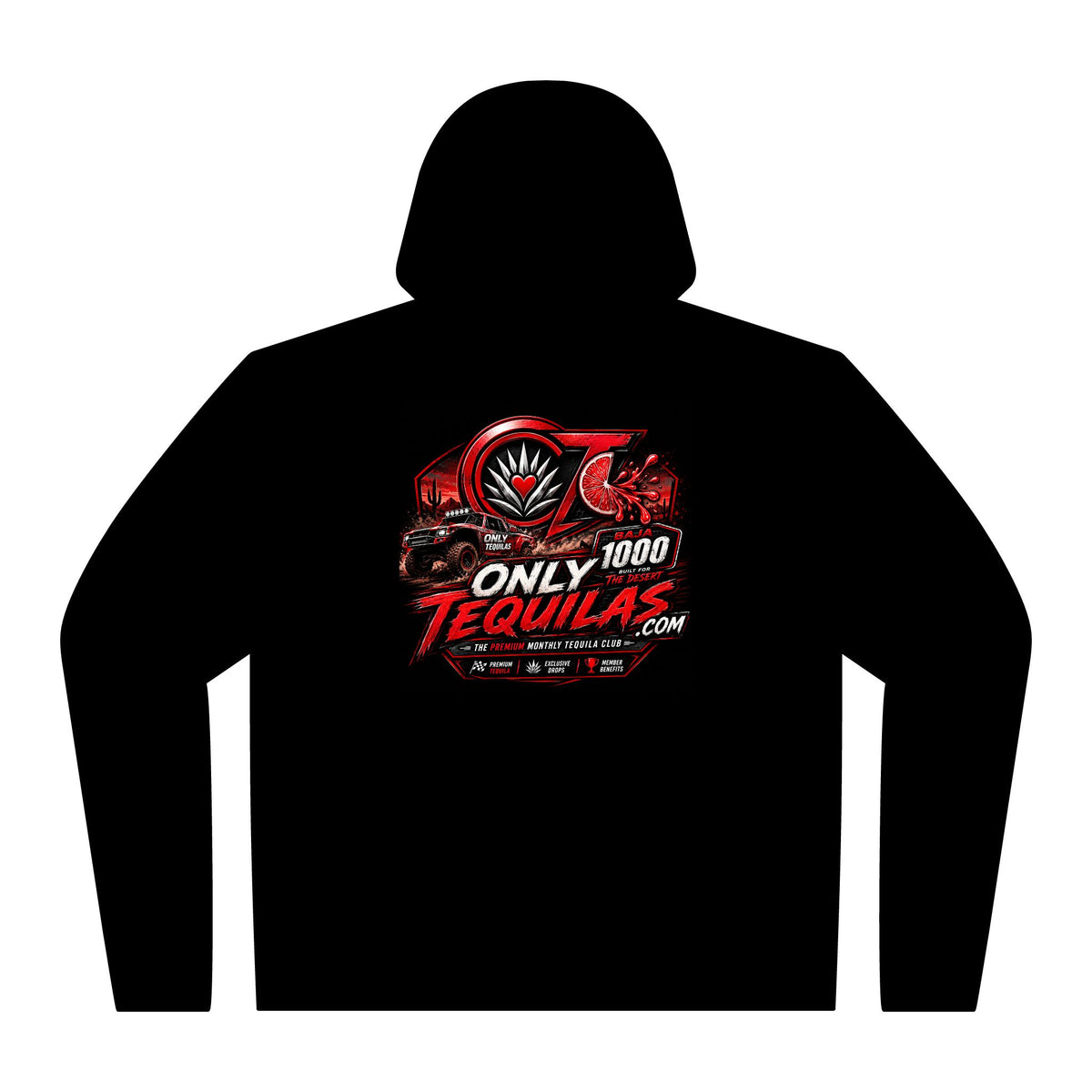 Canvas Hooded Jacket — Long Tequila Night Jacket