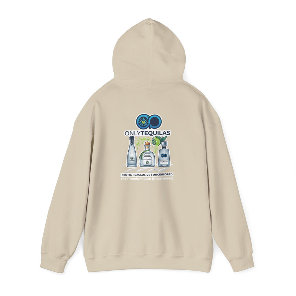 Only Tequilas Hoodie — Graphic Tequila Bottle & Lime Pullover