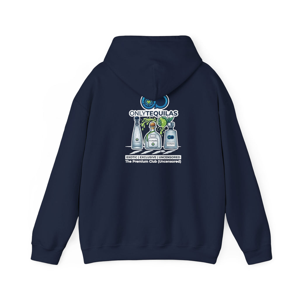 Only Tequilas Hoodie — Graphic Tequila Bottle & Lime Pullover