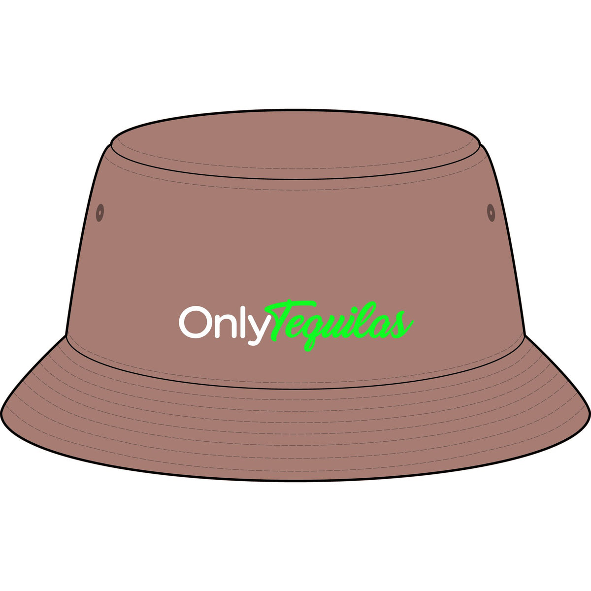 Only Tequilas Bucket Hat — Women's Embroidered Party Sun Hat
