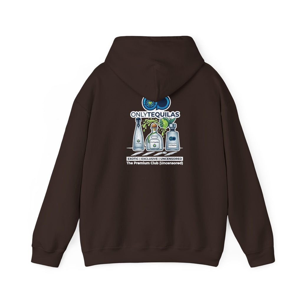 Only Tequilas Hoodie — Graphic Tequila Bottle & Lime Pullover
