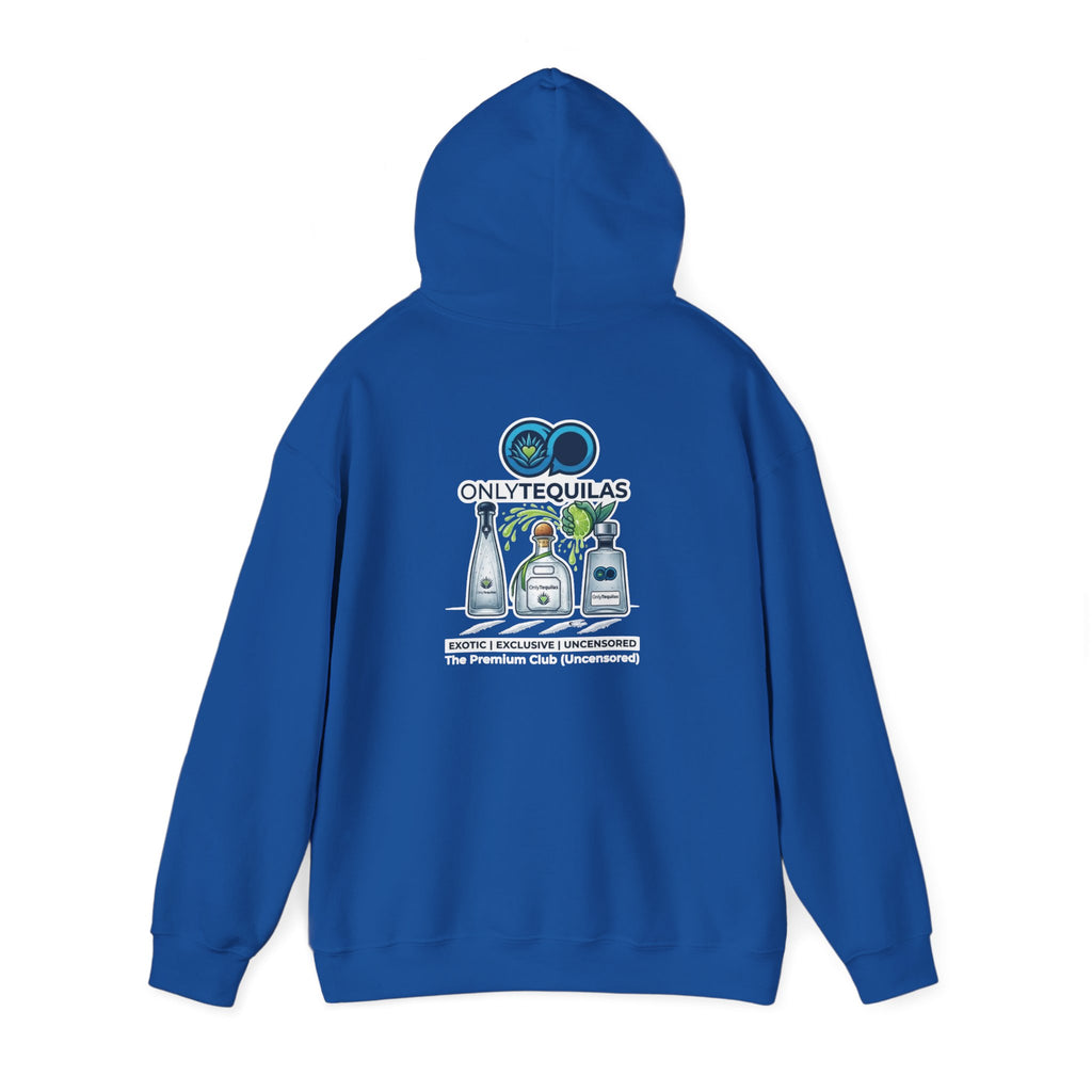 Only Tequilas Hoodie — Graphic Tequila Bottle & Lime Pullover