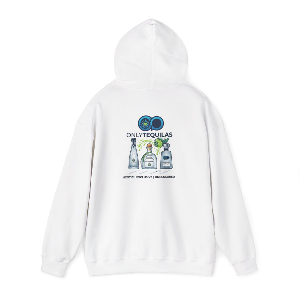 Only Tequilas Hoodie — Graphic Tequila Bottle & Lime Pullover
