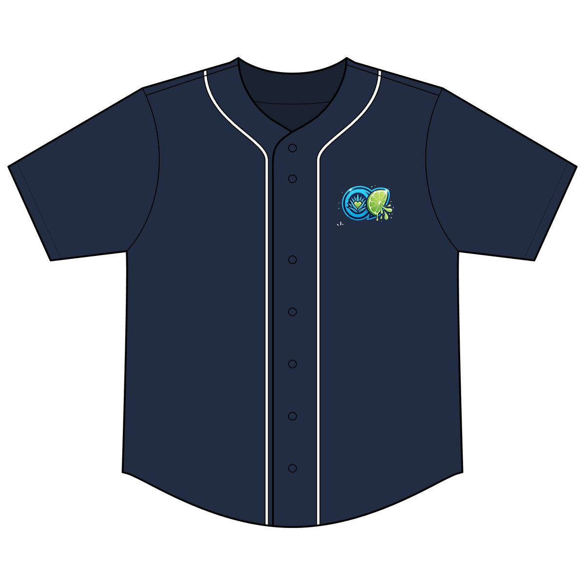 Only Tequilas Baseball Jersey — '69' Graphic Tee with Lime Logo