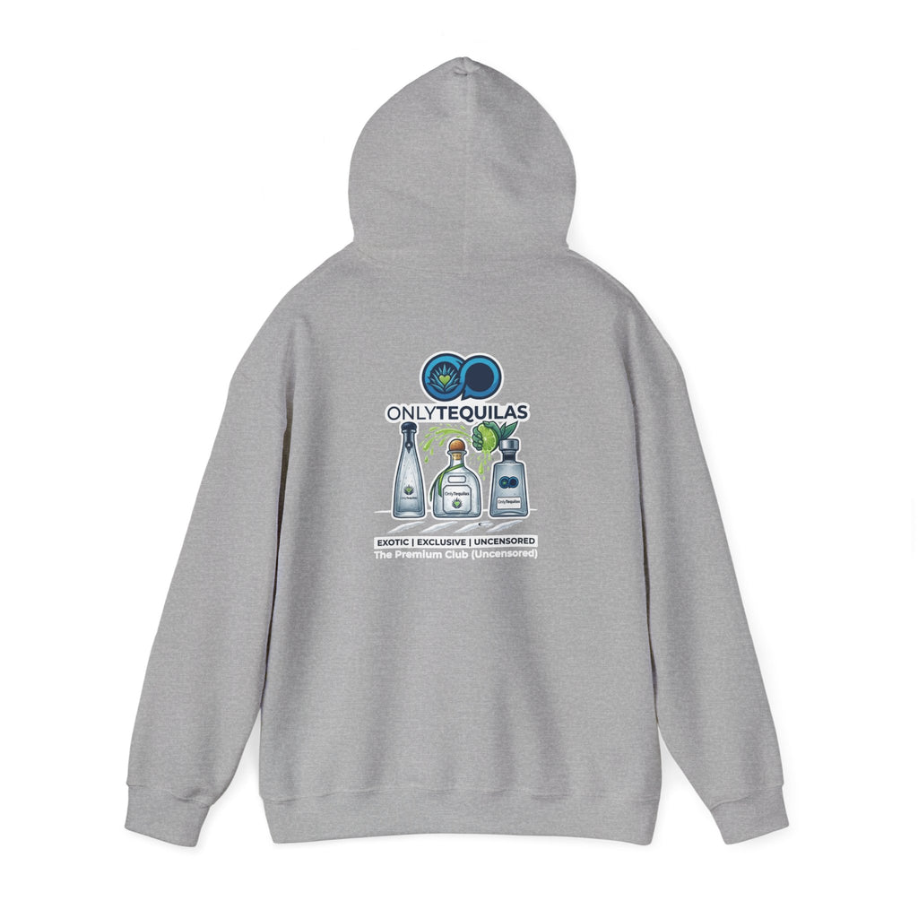Only Tequilas Hoodie — Graphic Tequila Bottle & Lime Pullover