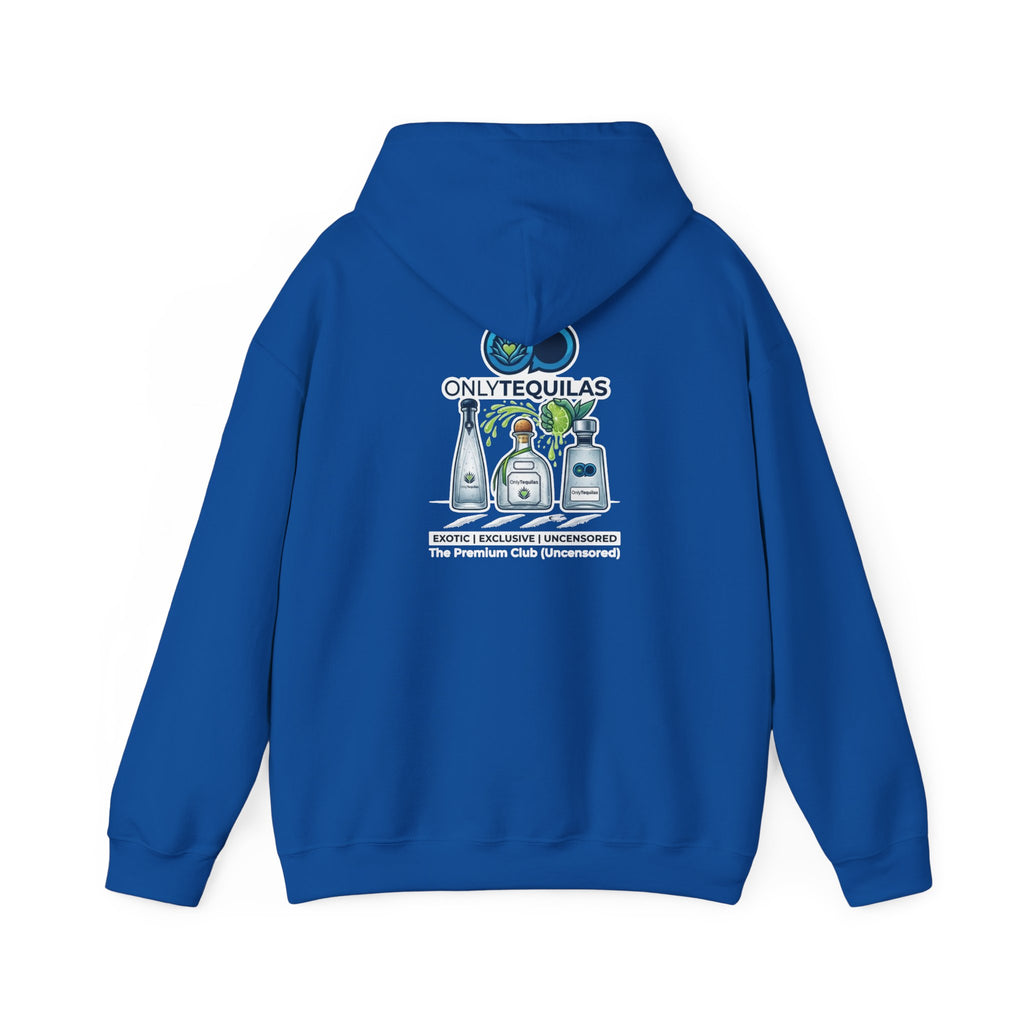 Only Tequilas Hoodie — Graphic Tequila Bottle & Lime Pullover