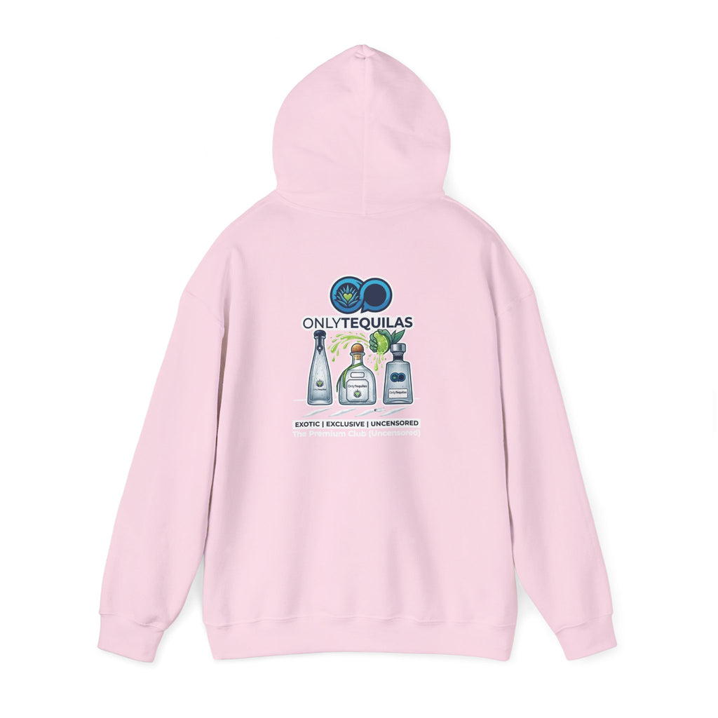 Only Tequilas Hoodie — Graphic Tequila Bottle & Lime Pullover