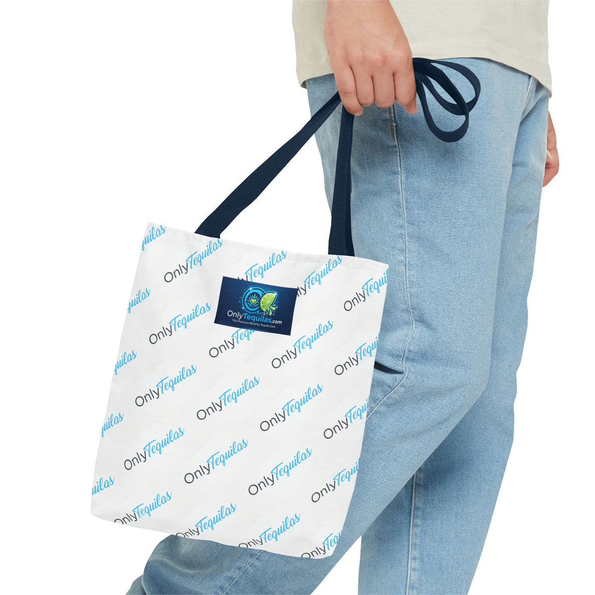 Tequila Tote Bag — Repeat Logo All-Over Print