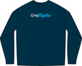 Only Tequilas Long Sleeve Tee — Retro Pinup Tequila Graphic Shirt