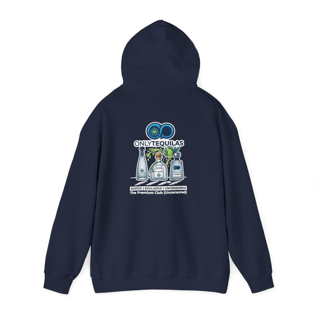 Only Tequilas Hoodie — Graphic Tequila Bottle & Lime Pullover