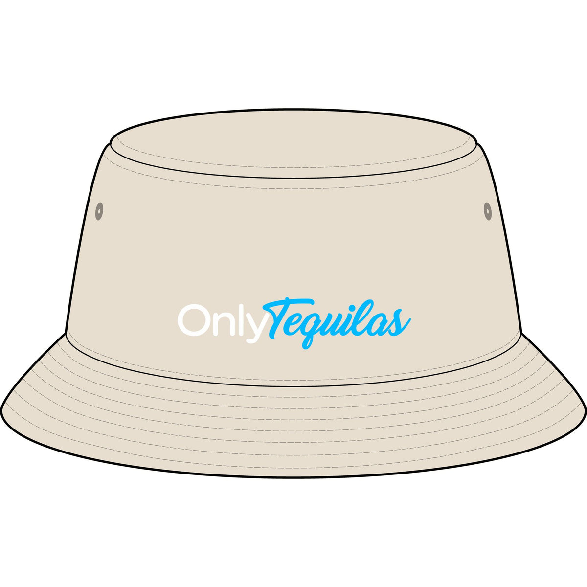 Only Tequilas Bucket Hat — Women's Embroidered Party Sun Hat