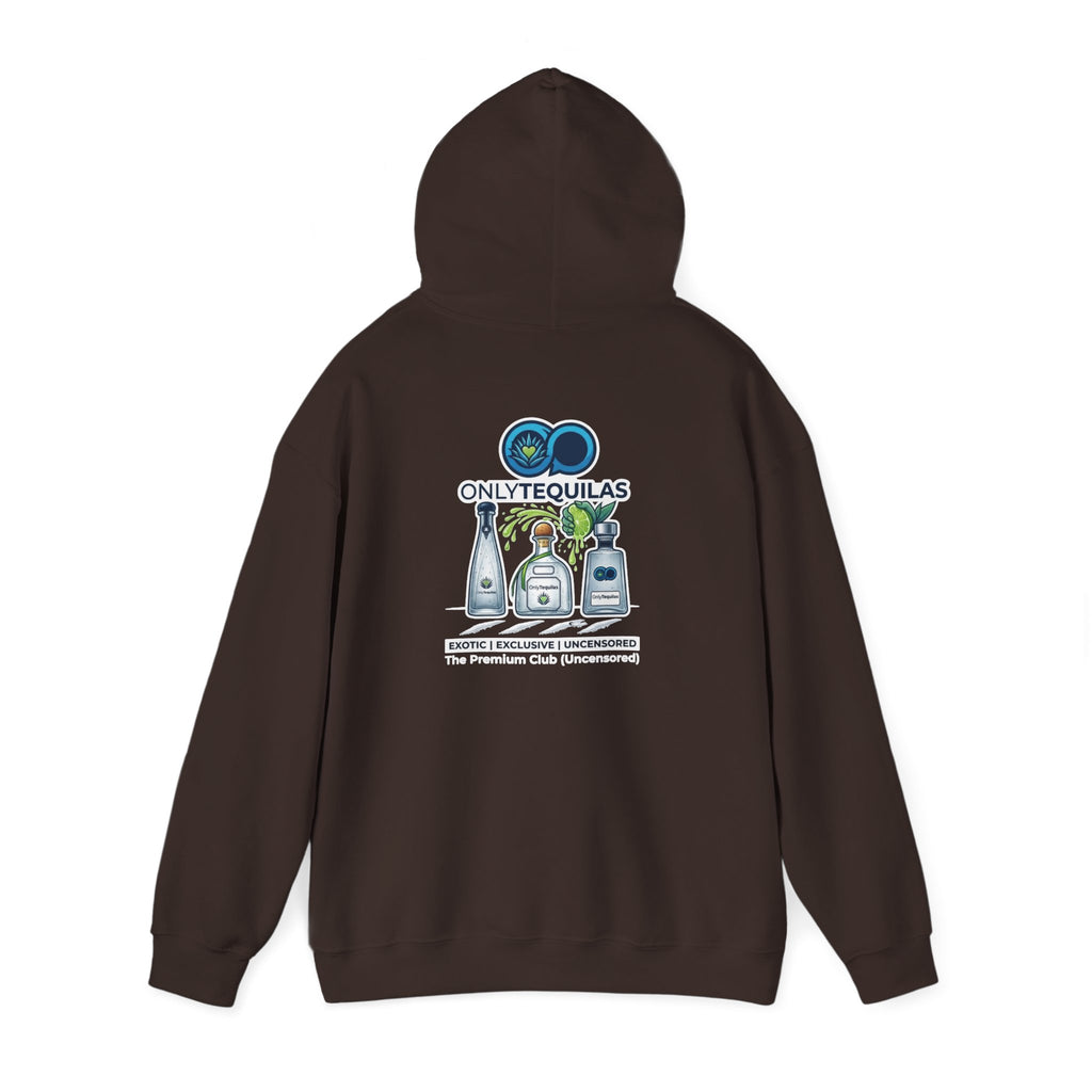 Only Tequilas Hoodie — Graphic Tequila Bottle & Lime Pullover