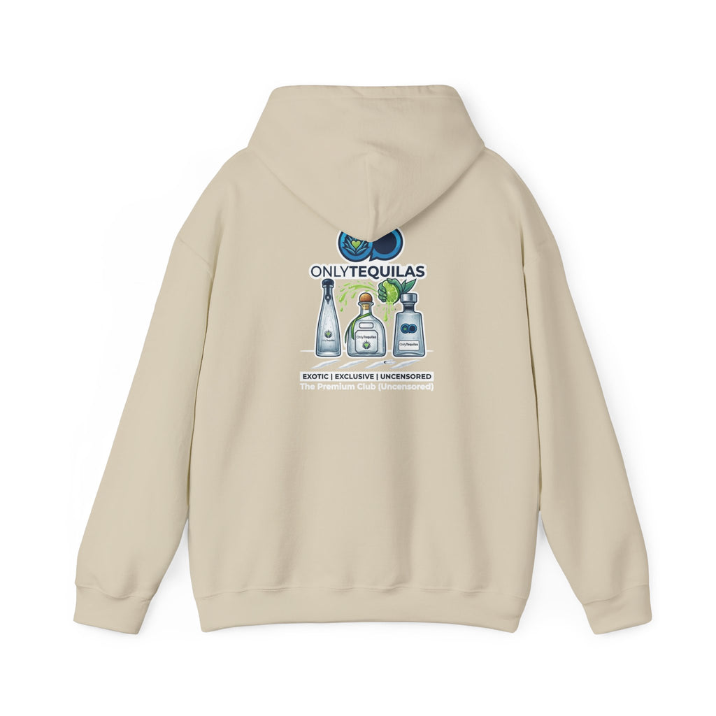 Only Tequilas Hoodie — Graphic Tequila Bottle & Lime Pullover