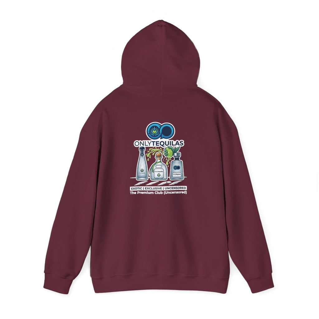 Only Tequilas Hoodie — Graphic Tequila Bottle & Lime Pullover