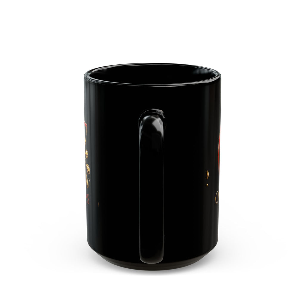 Only Tequilas Black Ceramic Mug – Lime & Agave Bar Coffee Cup (11oz, 15oz)