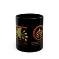 Only Tequilas Black Ceramic Mug – Lime & Agave Bar Coffee Cup (11oz, 15oz)