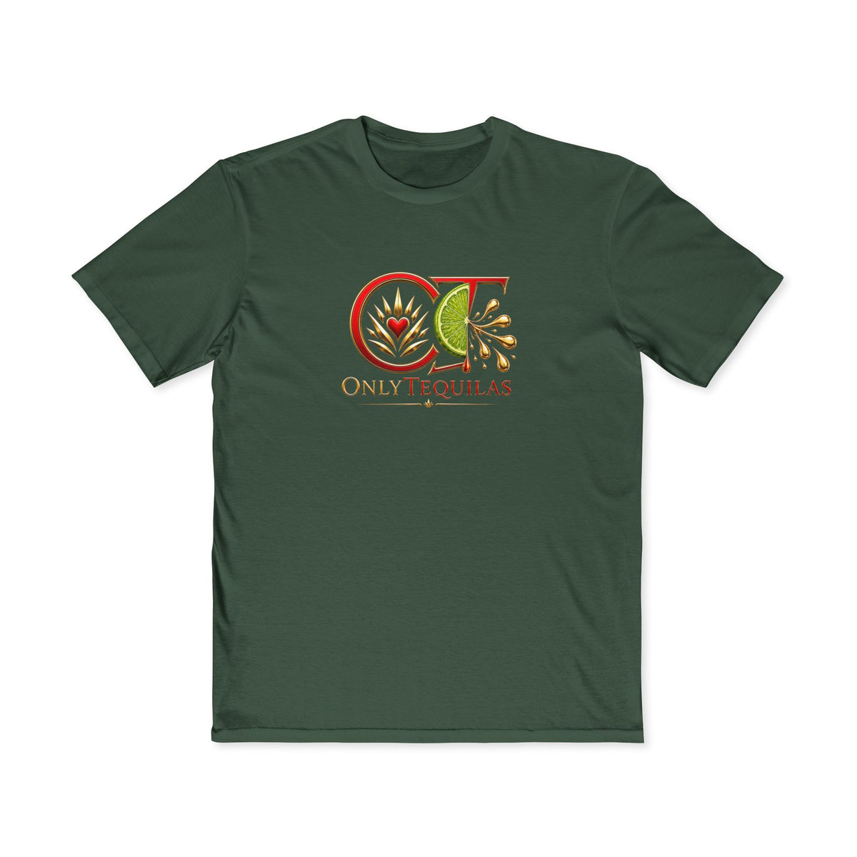 OnlyTequilas Logo Tee — Men's Casual Agave & Lime T-Shirt