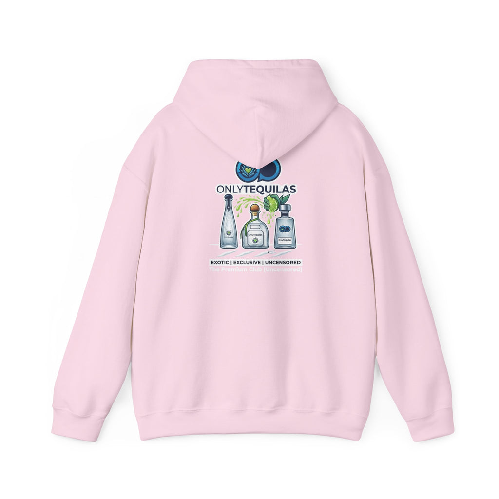 Only Tequilas Hoodie — Graphic Tequila Bottle & Lime Pullover