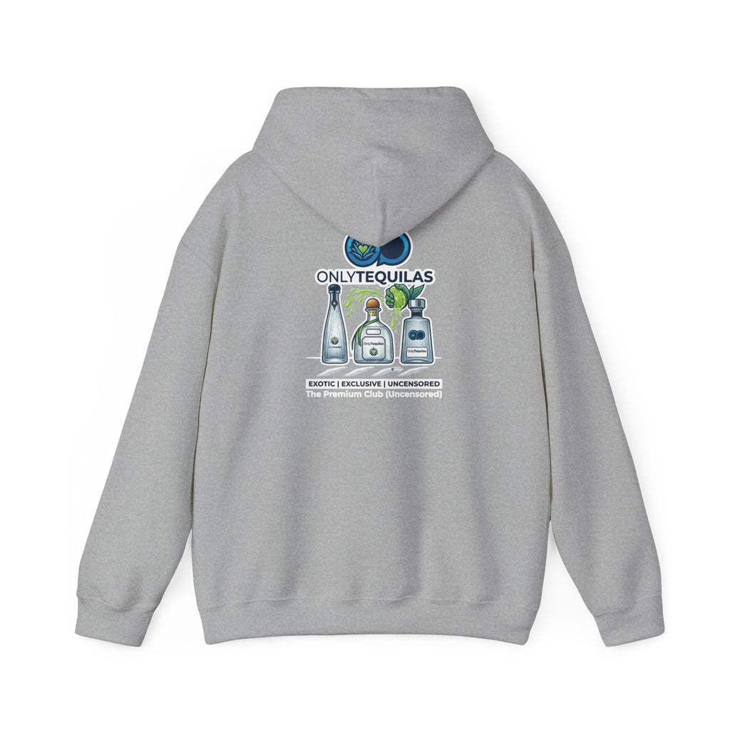 Only Tequilas Hoodie — Graphic Tequila Bottle & Lime Pullover
