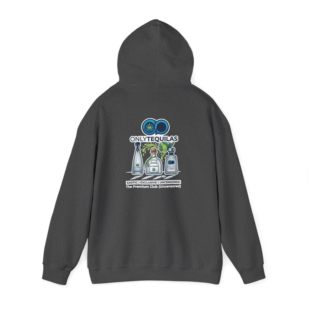 Only Tequilas Hoodie — Graphic Tequila Bottle & Lime Pullover