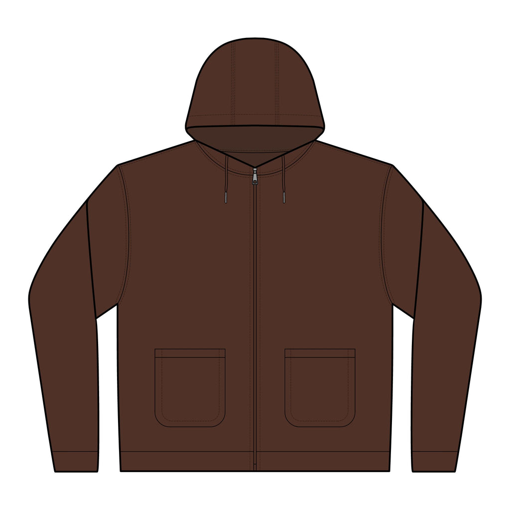 Canvas Hooded Jacket — Long Tequila Night Jacket